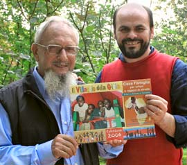 Padre Fulgenzio con Ramia Riccardo